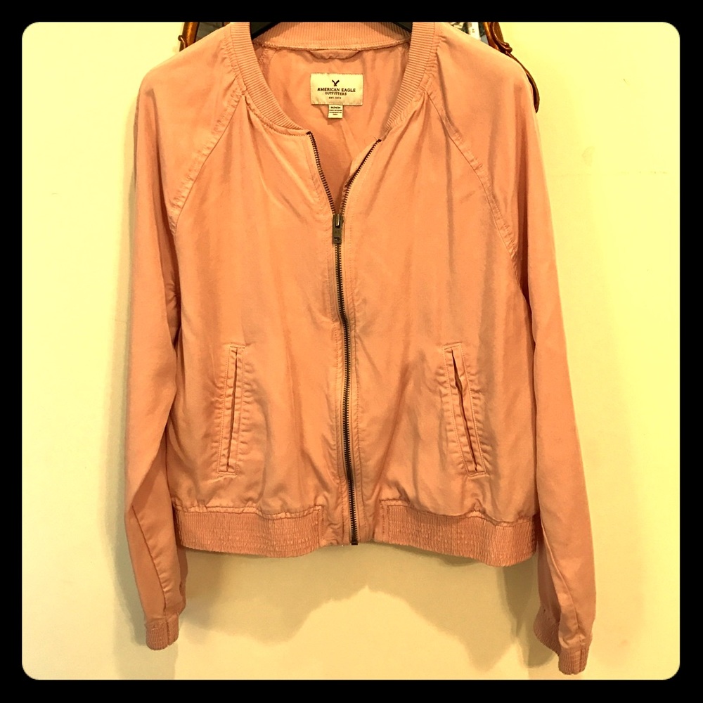New without tag-American Eagle Bomber pink jacket